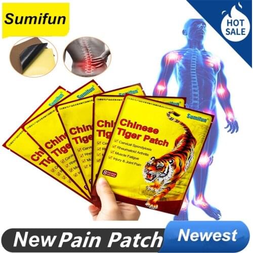 8 Pcs Tiger Plaster Medical Plaster Relieving Patch Knee Rheumatoid Arthritis Herbal Sticker Health Care Tiger Plaster