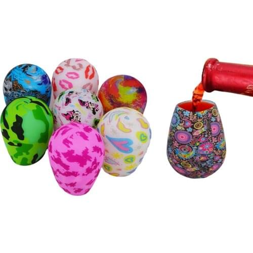 Portable Silicone Cup Glass Coffee Outdoor Water Cup Foldable Shatterproof Cups Travel Picnic Camping Water Beer Tea Drinkware