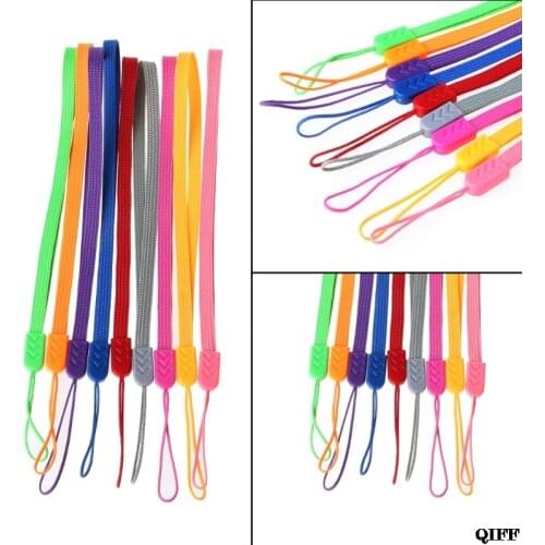 Drop Ship&Wholesale 19.5cm Short Lanyard Strap Rope For Cell Phone USB Flash Drive Key ID Card Badge APR29