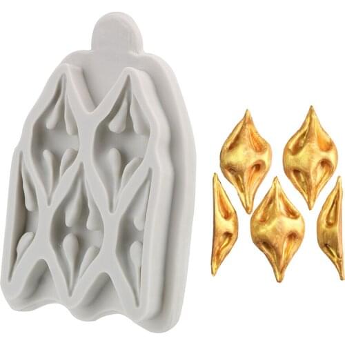 Cake Moulds Silicone For Baking Chocolate Cookies Molds Gumpaste Fimo Fondant Molds Easy Fabric Puff Cake Decoration Tools