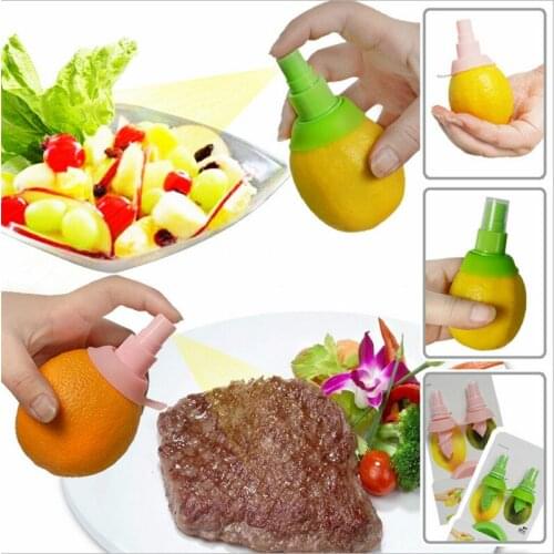 2Pcs Creative Kitchen Gadgets Lemon Orange Sprayer Fruit Juice Citrus Spray Cooking Tools Accessories 6Z-CF115