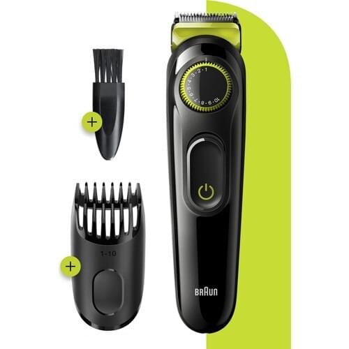 Hair & Beard Styling Wireless Wet & Dry Use Braun BT 3221