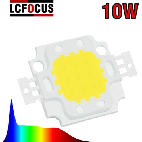10W Full Spectrum 380-840nm High Power LED Chip Diode COB Plant Growth Hydroponic Tent DIY 10W 20W 30W 50W 100W Growth Light