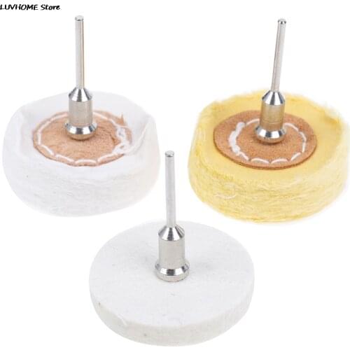 T Style Polish Buffing Wheel Grinding Head Cloth Dremel Wheel Grinder Brush For Rotary Abrasive Tools Dremel Accessories Shank