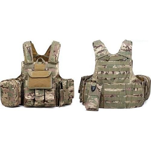 Outdoor Multicam CP ACU Tactical Military Vest Strike Battle Combat Airsoft Molle Hunting Assault Plate Carrier Vest Lightweight