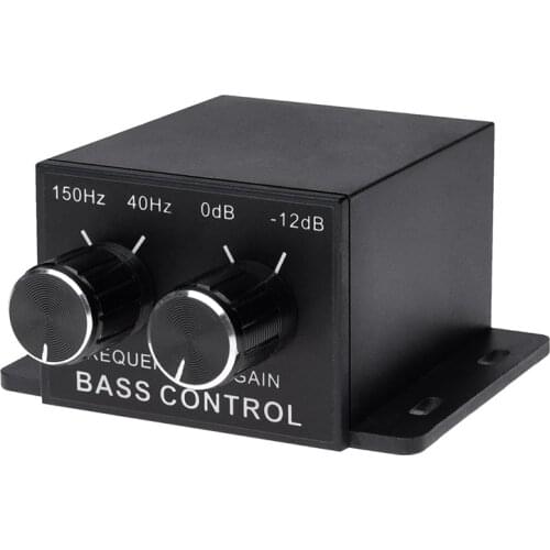 Universal Car Audio Amplifier Bass RCA Level Remote Volume Control Knob,It is Suitable for Most of the Cars