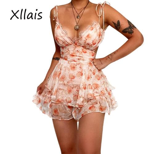 XLLAIS Summer Chiffon Dresses