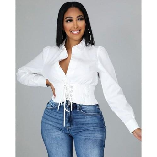 YIWQFIRTUPASKMB Womens White Shirts