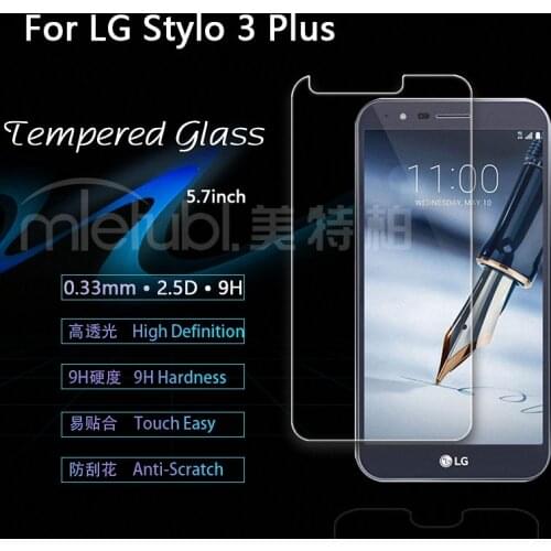 For LG Stylo 3 Plus Tempered Glass Screen Protector Guard Film For LG Stylo 3+ TP450 5.7-inch Tempered Glass Screen Protector