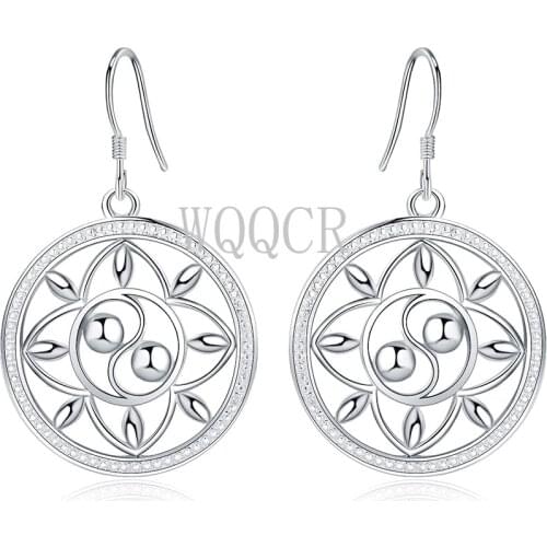 Womens Geometric Earrings Accessories Jewelry Gifts in 925 Sterling Silver colorDrop Earrings Earings Fashion Jewelry