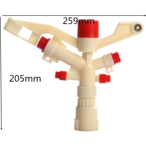 1pcs ABS plastic inner wire interface 32mm 1 inch White 4 outlet rocker nozzle diameter 18-22m flow 4-6m³