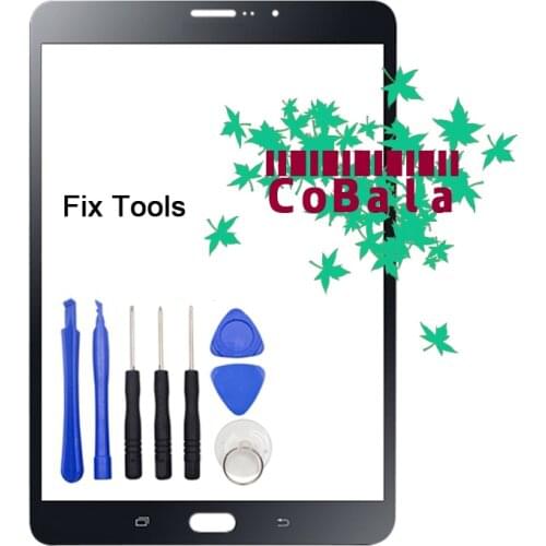 1Pcs Black White Gold For Samsung Galaxy Tab S2 8.0 2016 T713 T719 Front Glass 8.0" Touch Screen LCD Outer Panel+Tools