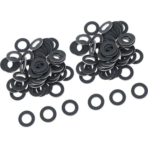 100X Oil Drain Plug Crush Gasket Flat Washer Seals 12mm for Toyota Lexus