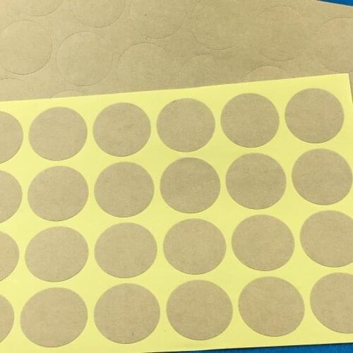 300pcs/lot blank kraft Diy design gift packaging decor labels sticker Diameter 3cm For Hand Made Gift /cake /candy Paper Tags