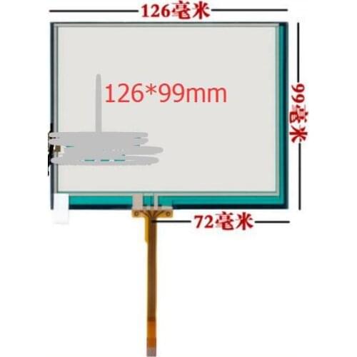 5.6 Inch Resistive Touch Screen 126*99mm Industrial Equipment AT056TN04 V.6 TM056KDH01 Digitizer Glass Panel Buy