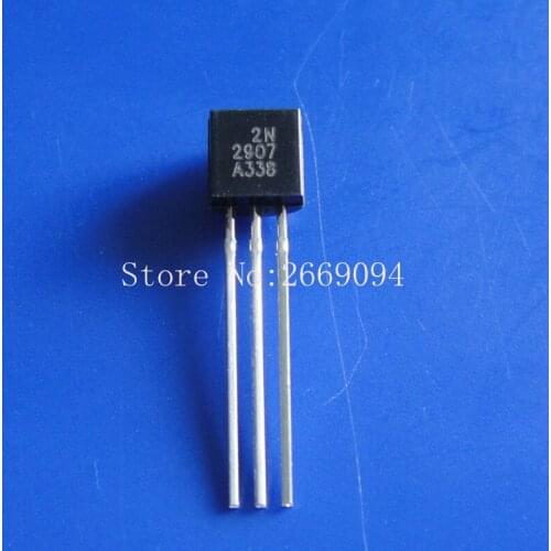50pcs 2N2907A 2N2907 PNP 60V 0.6A TO-92 Brand New High Quality
