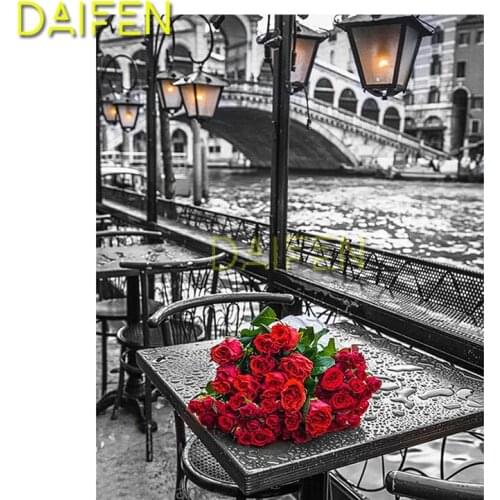 5d diy diamond mosaic diamond embroidery Christmas gift diamond painting pictures home decor new year gift A bunch of roses