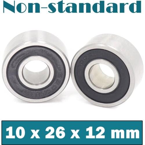 63000 2RS Non-standard 102612 Ball Bearings 10*26*12 mm ABEC-1 ( 2 Pcs ) Bearing