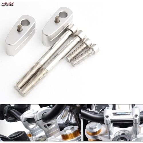 Motorbike Aluminum Handlebar Mount Risers For BMW R nineT Scrambler R NINE T Pure 2017-2020