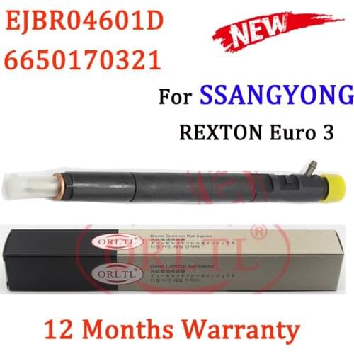 Free shipping EJBR04601D Ssangyong Rexton Diesel Nozzle A6650170321 Common Rail Injector ejbr04601d For Delphi Euro 3 4601D