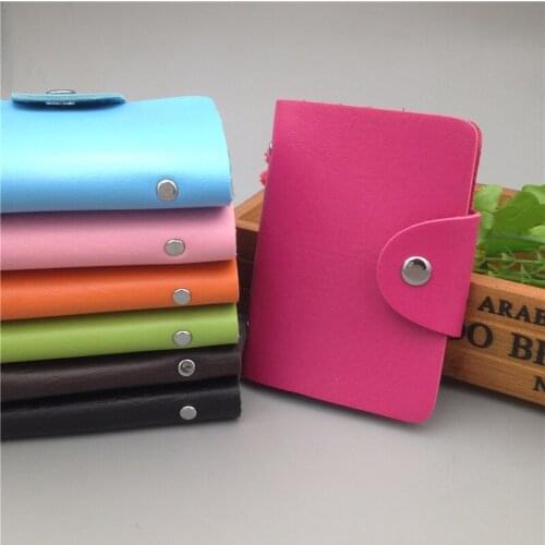 BISI GORO 2020 New Credit Card Holder 12 Bits Function Casual Card Wallet High Quality Card Case For Men And Women Hasp Package