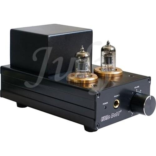 LittleDot LD1 + 6J1 / EF92 / NE408A front head and back stone hybrid headphone amplifier, frequency response: 10Hz-50KHz (-3dB)