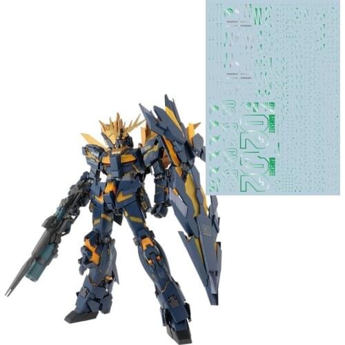 Gunpla PG BANSHEE Water Sticker/Goddess of Fate/Final Battle/Plating/Golding