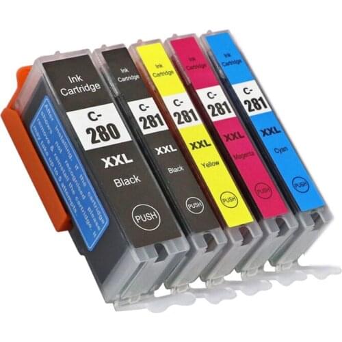 PGI280 PGI-280 CLI-281 compatible Ink Cartridge For Canon TR7520 TR8520 TS6120 TS8120 TS9120 inkjet printer
