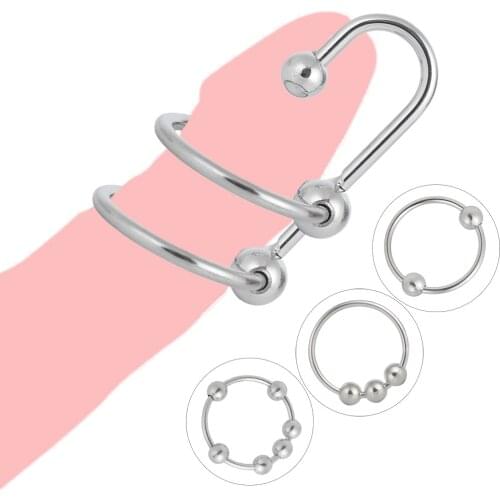 30/33/35/38/40mmStainless Steel Penis Ring for Men Delay Ejaculation Dick Sex Toy Cock Ring Male Chastity Device Cock Penis Ring