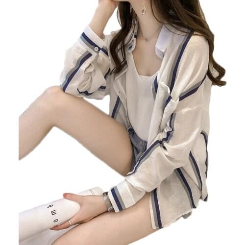 LDKVGSU Women's Striped Shirts