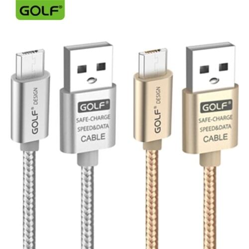 GOLF 3m Micro USB Data Sync Charger Cable For Samsung S4 S6 S7 Edge Redmi 4X 5 Plus 5A 6 Pro Note5 Android Phone Charging Cables