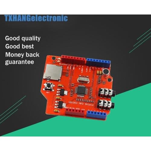 For arduino uno VS1053 VS1053B Stereo Audio MP3 Player Shield Record Decode Development Board Module With TF