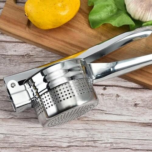 Stainless Steel Potato Masher Potato Ricer Fruit Vegetable Press Juicer Crusher Squeezer Multifunctional Kitchen Tool