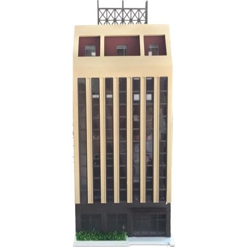 New N Scale Anime Street View Enterprise Building Sand Table Scene Assembling Model