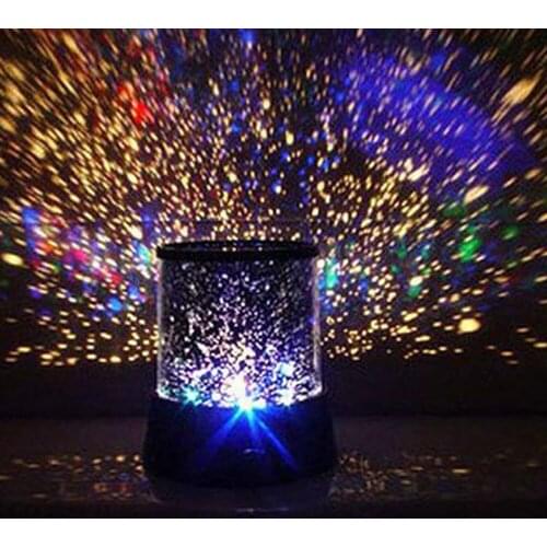 New Romantic Colourful Cosmos Star MasterLamp Night Light Gift universe Bedroom Decoration Baby Gifts For kids Moon Star Table