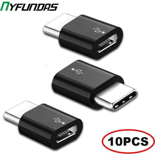 Micro USB to Type C OTG Type-c Adapter for Xiaomi Redmi Note 8 Pro 9 Mi 10 Huawei P30 Samsung Galaxy Oneplus 7 One Plus 7T TypeC
