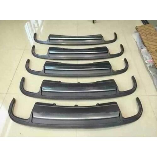 Suitable for New Old Audi A4l (b8 / B9) Modified and Upgraded S4 Four Outlet Lip Exhaust Tail Throat Honeycomb Bright