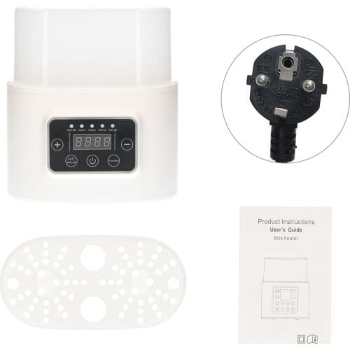 Baby Bottle Warmer 5-in-1 Digital Baby Food Heater 2 Bottle Steam Sterilizer Defrosting Warmer for Breastmilk and Formula