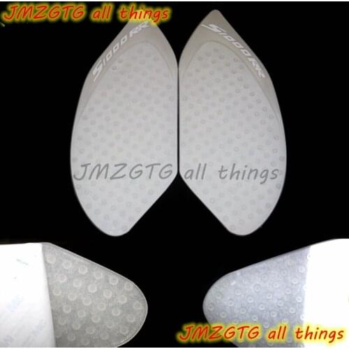 Transparent Tank Grip Pads For BMW S1000RR 2009-2018 Protector Sticker Decal Gas Knee Grip Tank Traction Pad Side 3M
