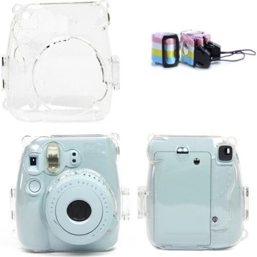 Clear Hard Case Protector Cover Camera Bag Protective for Fujifilm Instax Mini 8/9 Mini Camera 8/Mini8+/9 Instant Film Cameras