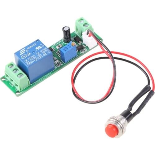 DC 12V Time Delay Relay Module Delay Turn On / Delay Turn Off Relay Switch Module With Timer DC 12 V Volt Timing Relays Board