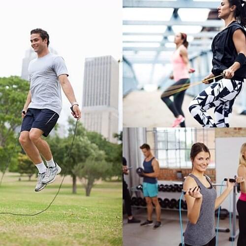 Gym Jump Rope Ultra-speed Ball Rope Steel Bearing Skipping Wire Jumping Ropes For Boxing MMA Gym Fitness Training Jump Ropes