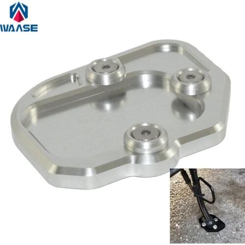 Waase Motorcycle Kickstand Foot Side Stand Extension Pad Support Plate For BMW C400X C400GT C400 X GT 2019 2020