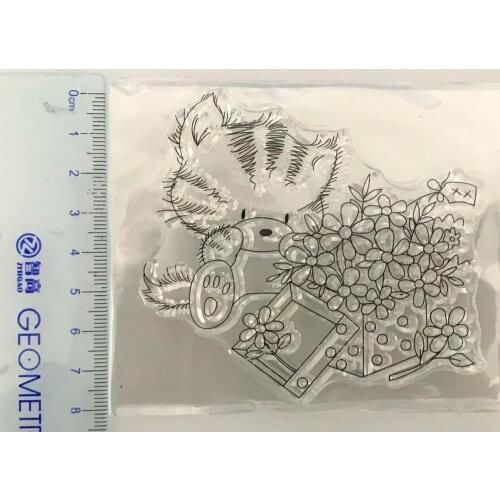 Animal Transparent Silicone Clear Rubber Stamp Sheet Cling Scrapbooking DIY Cute Pattern Photo Album Paper Card Decor