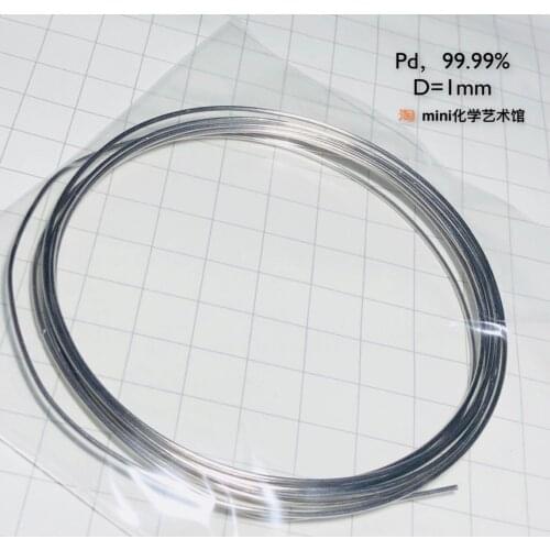 1cm/5cm/10cm Palladium metal palladium pure palladium Pd 99.95 + diameter 1mm