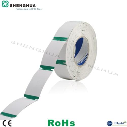 250pcs/lot ISO 18000 6C EPC C1 G2 RFID Hang Tag Long Reading Distance Up to 6M UHF Passive RFID Apparel Tag Ticket with Alien H3