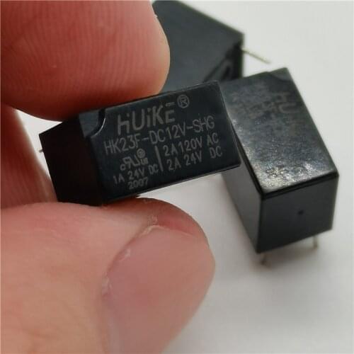 5pcs electronic circuit board DIY Hk23f - DC5V DC12V DC24 v-shg 2A 5V 12V 24 V environmental protection 0.2W Huike relay