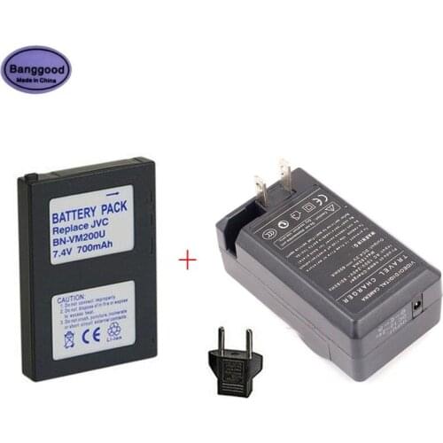 Banggood 7.4V 700mAh BN-VM200U BN-VM200 BN-VM200US VM200U VM200 Camera Battery For JVC GZ-MC100 GZ-MC500US GZ-MC500U GZ-MC500EX