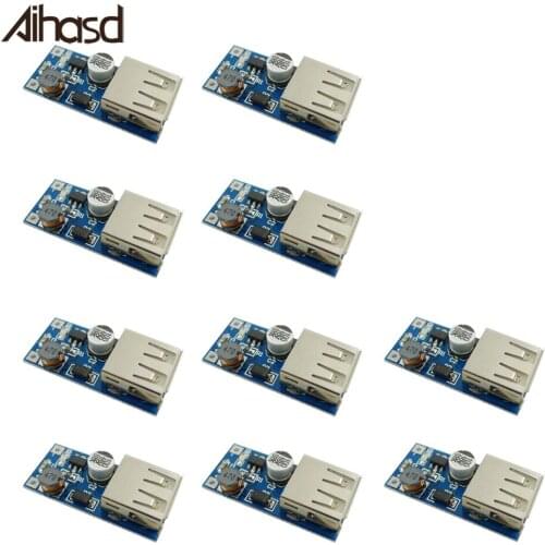 Aihasd 10PCS 0.9V-5V to 5V DC-DC USB Voltage Converter Step Up Booster Power Supply Module