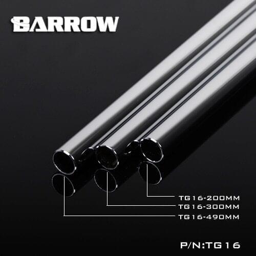 Barrow Water Cooling Chrome Plated Copper Rigid Tube OD 16MM 490mm TG16 TG16-490